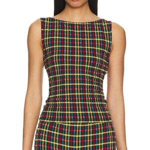 Peachy Den Multicolor Plaid Set